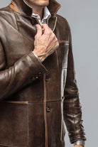 Loreo Dress Jacket In Rust - AXEL'S