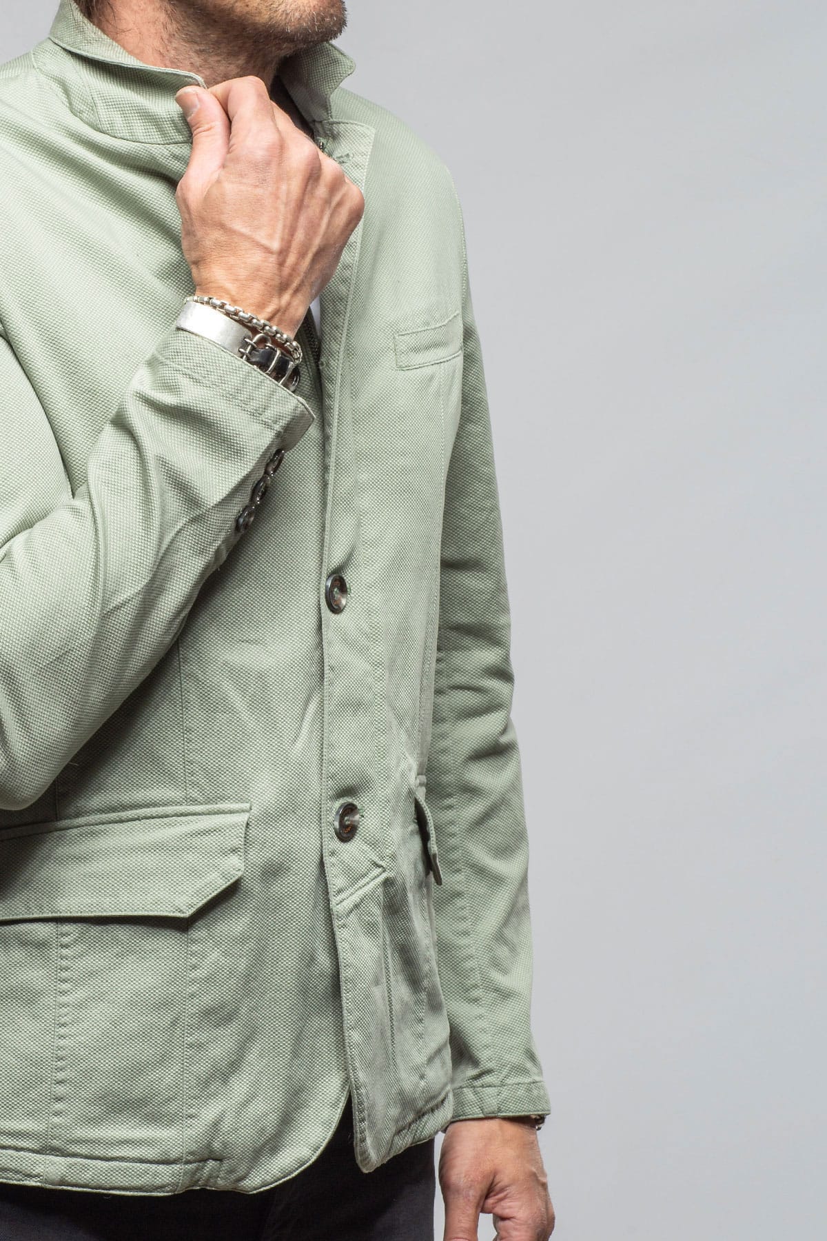 Gimo's Lyndhurst Travel Jacket In Green Mens - Outerwear - Cloth