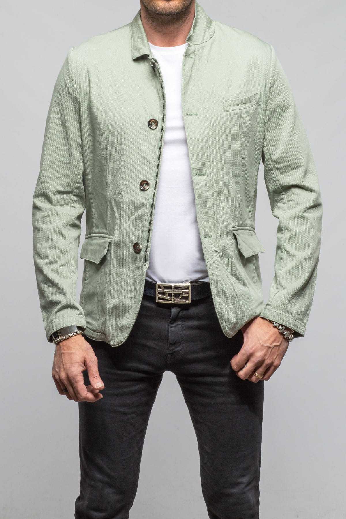 Gimo's Lyndhurst Travel Jacket In Green Mens - Outerwear - Cloth