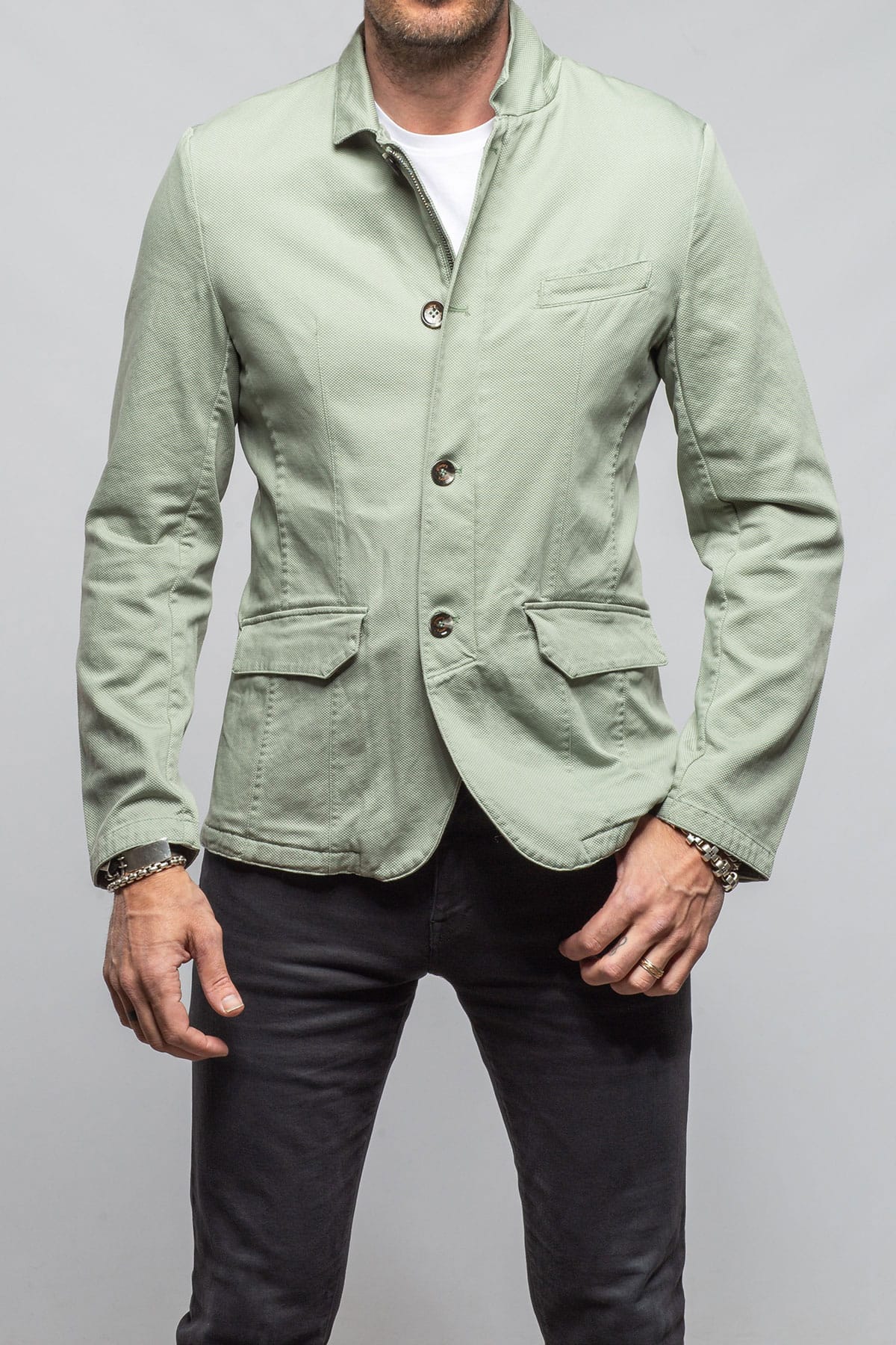 Gimo's Lyndhurst Travel Jacket In Green Mens - Outerwear - Cloth