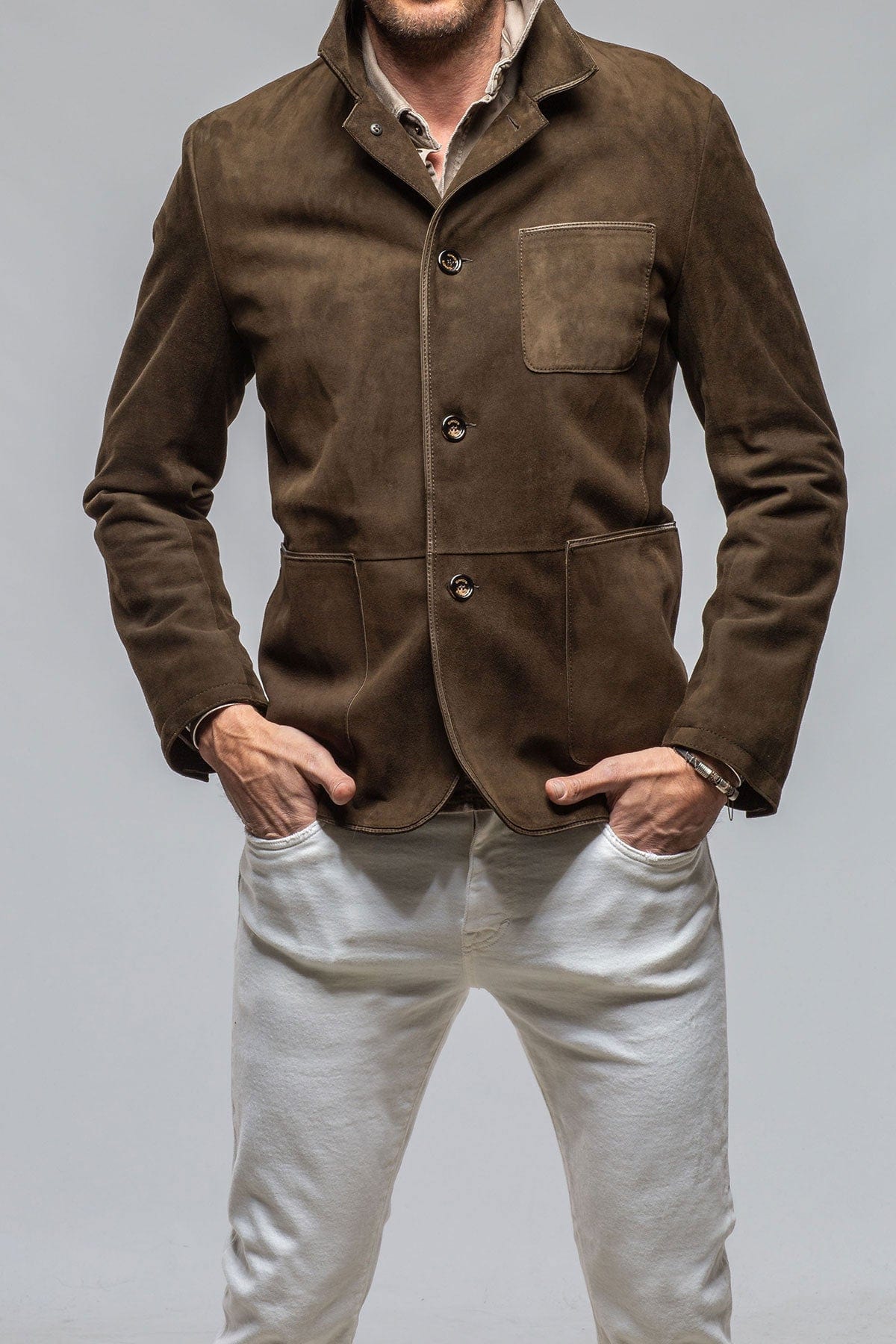 Marley Hybrid Sport Coat In Brown - AXEL'S