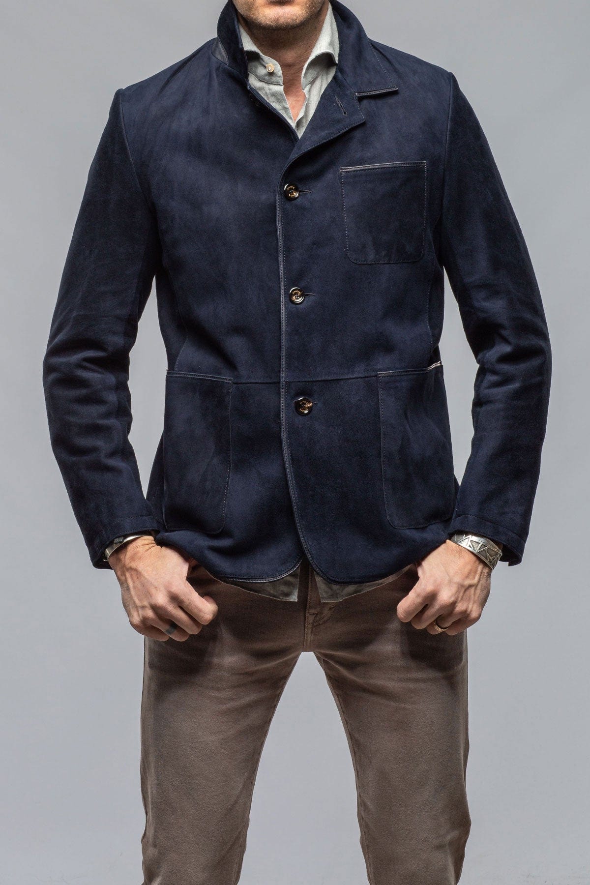 Marley Hybrid Sport Coat In Navy - AXEL'S