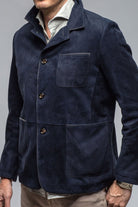 Marley Hybrid Sport Coat In Navy - AXEL'S