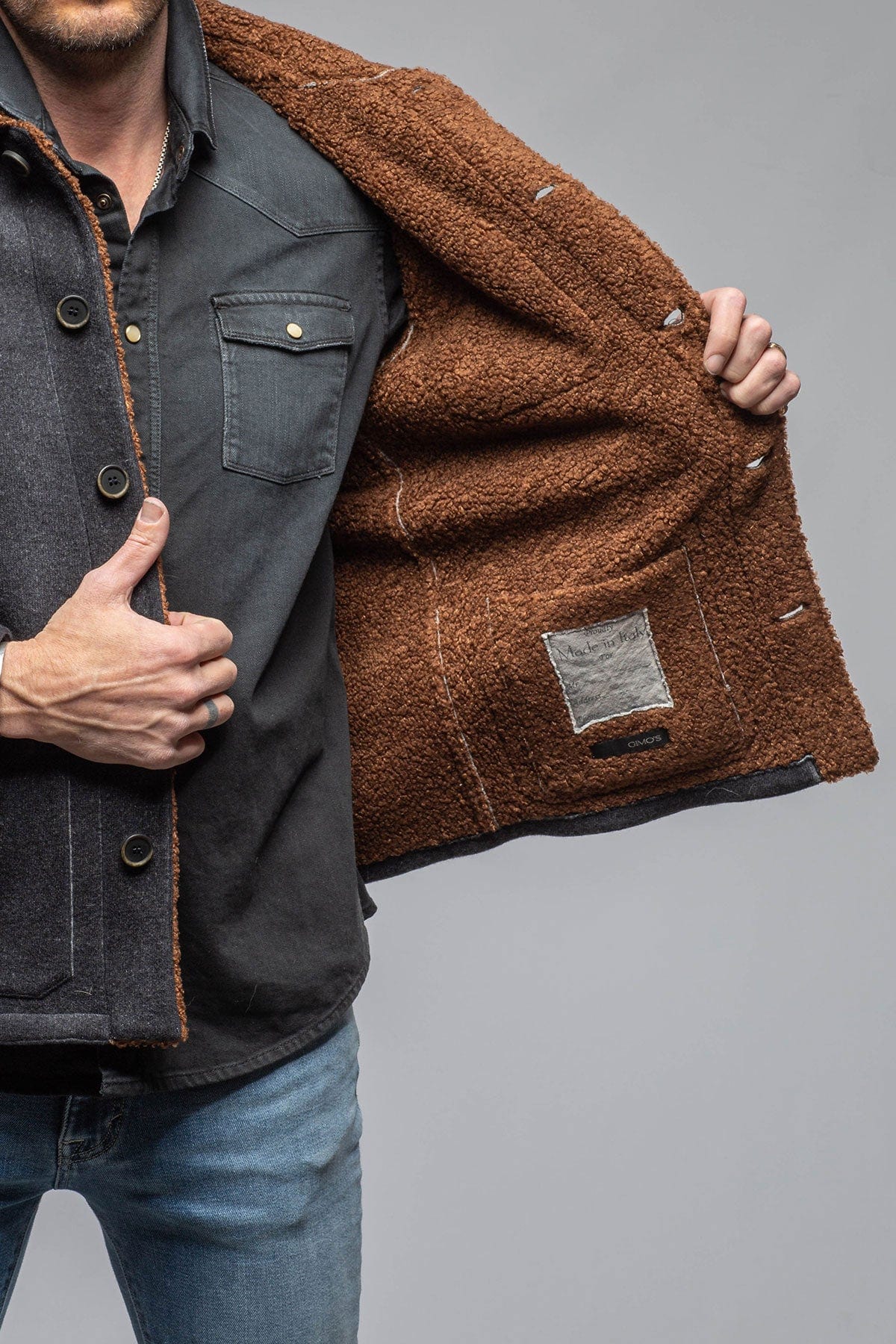 Gimo's Montreal Sherpa Knit Jacket | Warehouse - Mens - Outerwear - Cloth