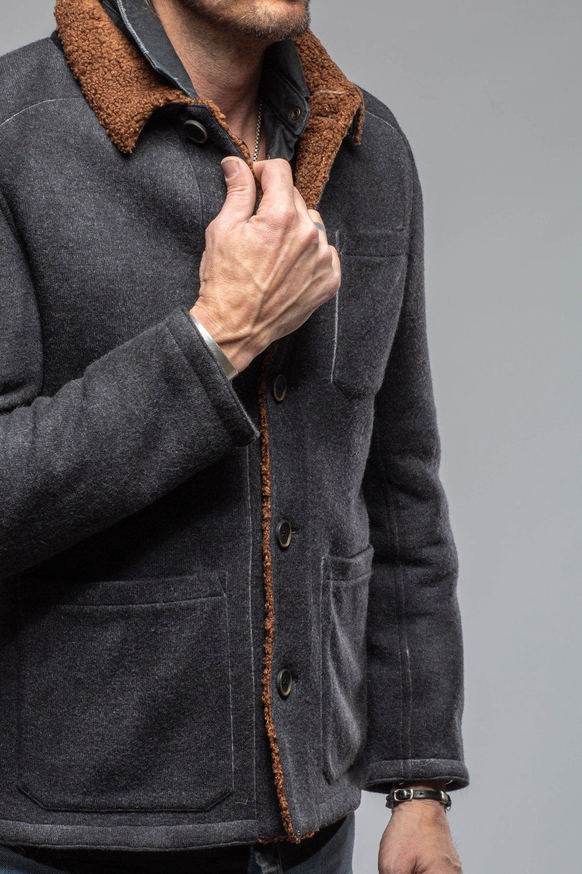 Gimo's Montreal Sherpa Knit Jacket | Warehouse - Mens - Outerwear - Cloth