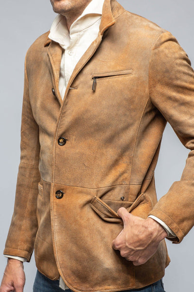 Mulholland Sport Jacket in Distressed Palomino - AXEL'S