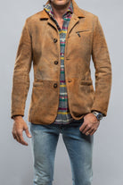 Mulholland Sport Jacket In Distressed Palomino - AXEL'S