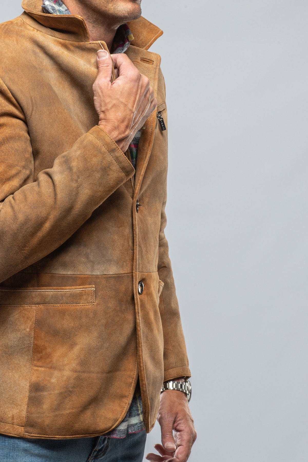 Mulholland Sport Jacket in Distressed Palomino - AXEL'S