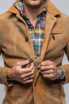 Mulholland Sport Jacket In Distressed Palomino - AXEL'S