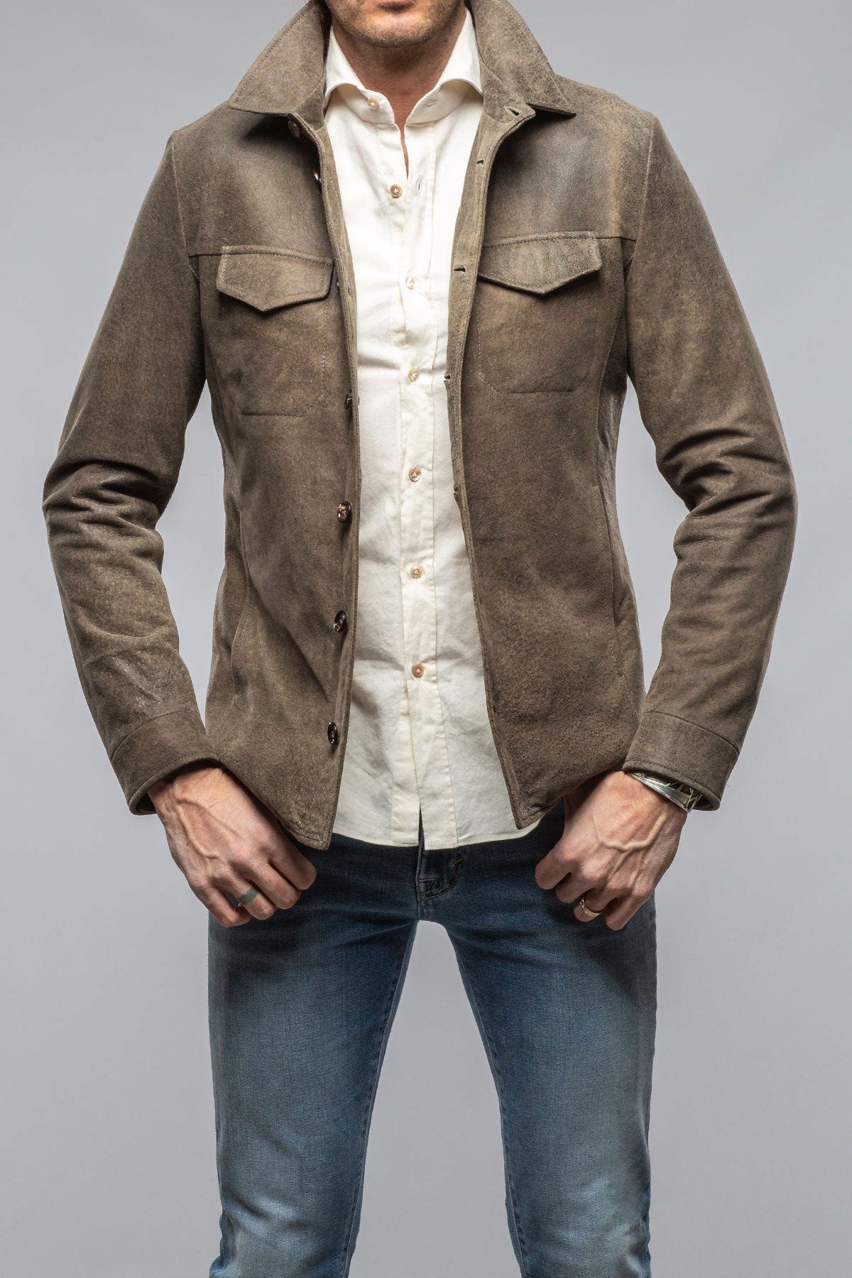 Odin Rugged Shirt Jacket In Southwest Beige - AXEL'S