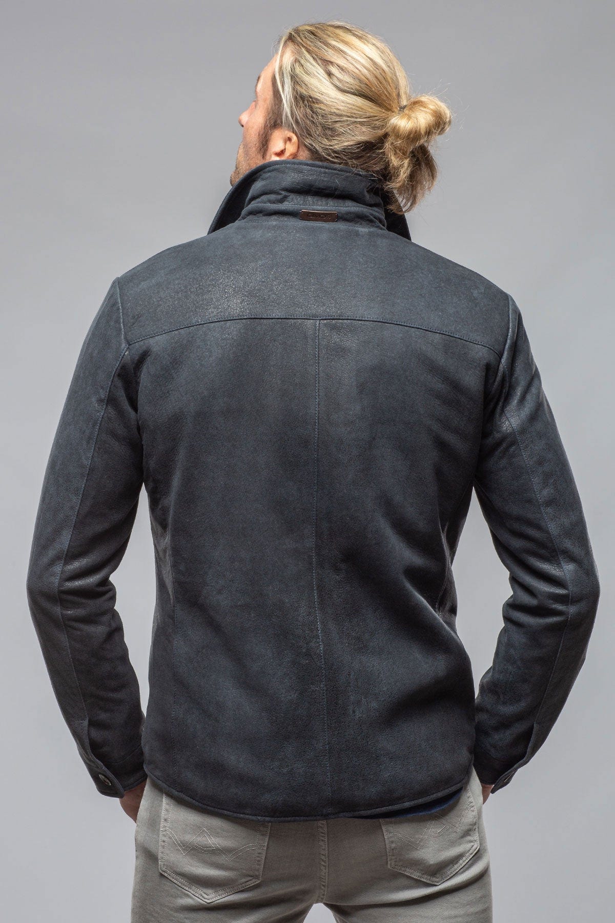 Odin Rugged Shirt Jacket In Steel Blue - AXEL'S