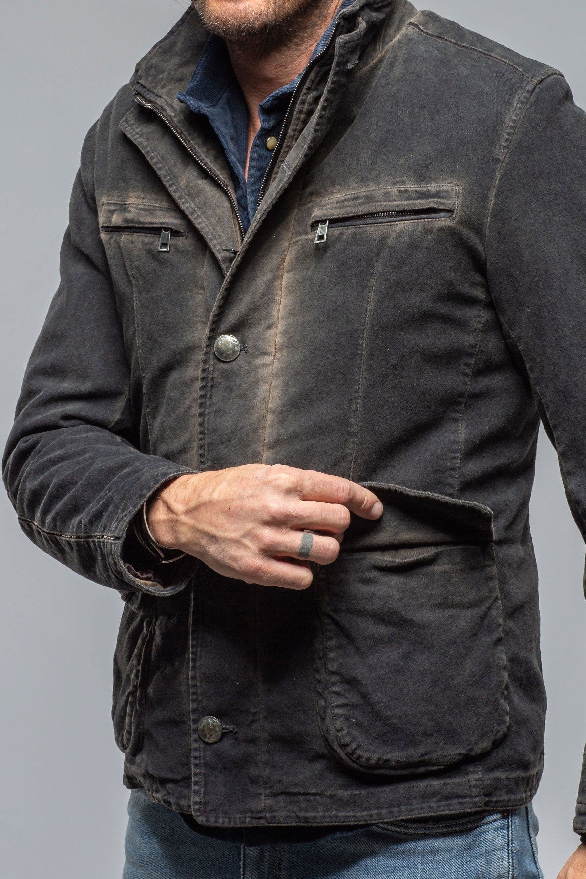 Richard Utility Moleskin Jacket - AXEL'S