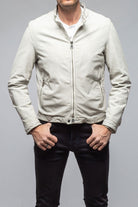 Scout Moto Jacket In White - AXEL'S