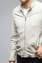 Scout Moto Jacket In White - AXEL'S