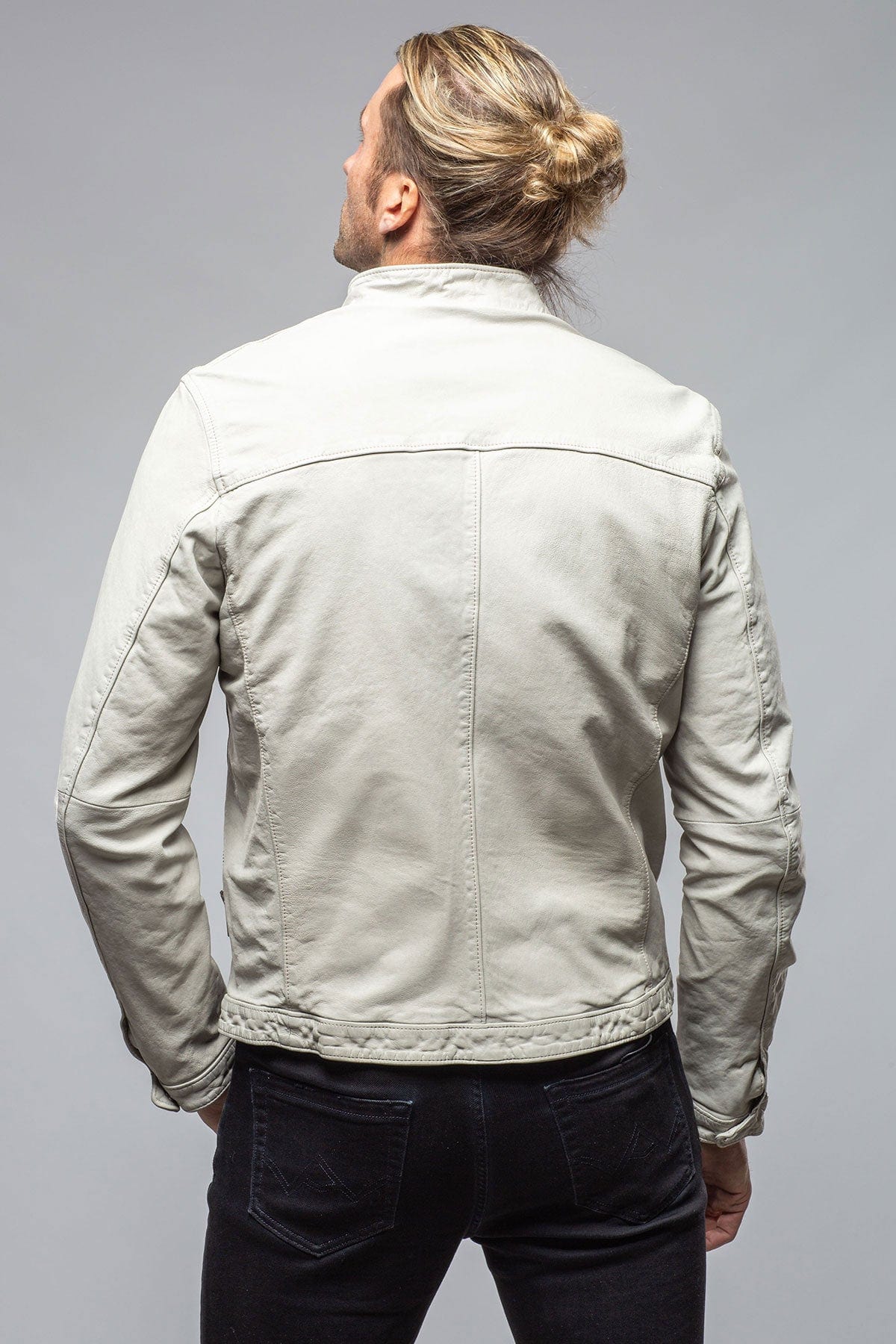 Scout Moto Jacket In White - AXEL'S