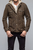 Swift Suede Shirt with Removable Hood - AXEL'S