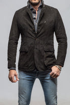 Gimo's Tiguan Suede Jacket In Black Mens - Outerwear - Leather