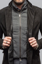 Gimo's Tiguan Suede Jacket In Black Mens - Outerwear - Leather