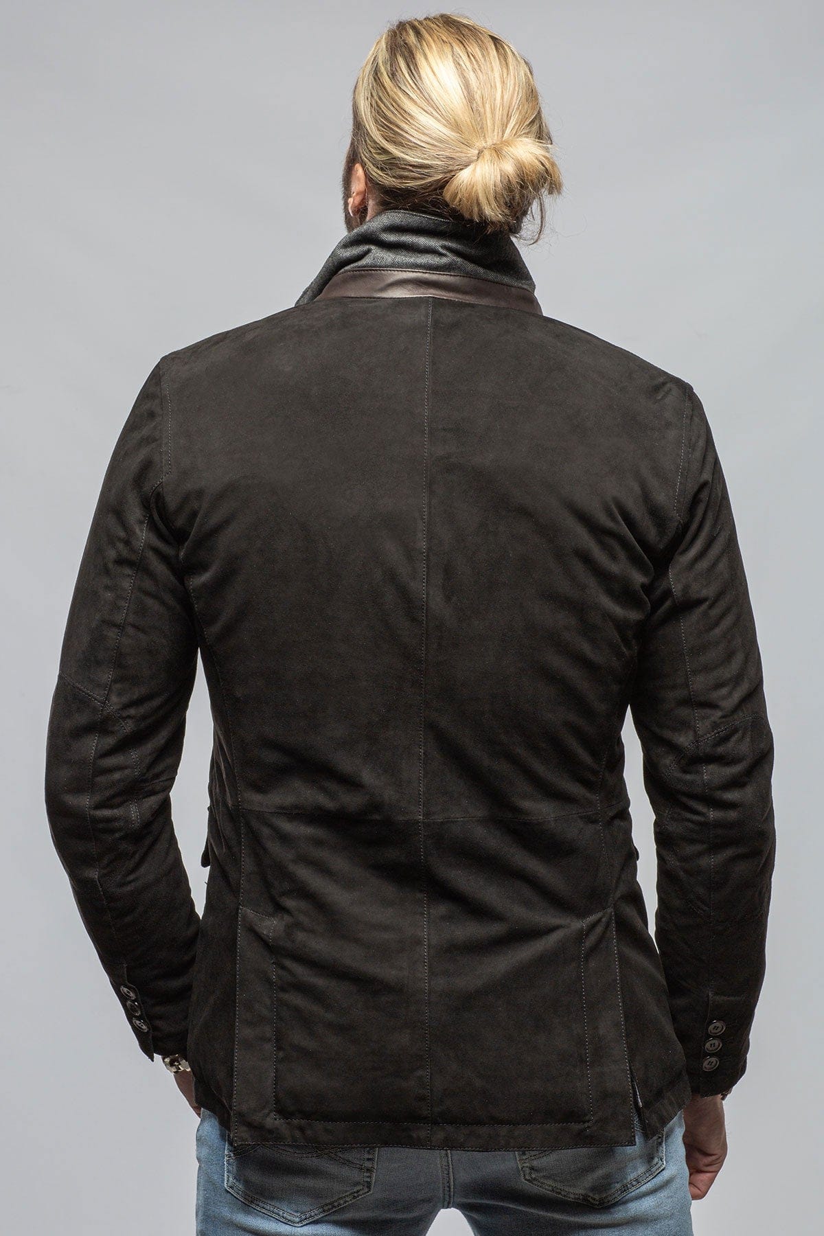 Gimo's Tiguan Suede Jacket In Black Mens - Outerwear - Leather