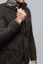 Gimo's Tiguan Suede Jacket In Black Mens - Outerwear - Leather