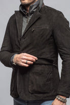 Gimo's Tiguan Suede Jacket In Black Mens - Outerwear - Leather