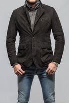 Gimo's Tiguan Suede Jacket In Black Mens - Outerwear - Leather