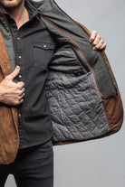 Gimo's Tiguan Suede Jacket In Vintage Cognac Mens - Outerwear - Leather