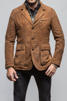 Gimo's Tiguan Suede Jacket In Vintage Cognac Mens - Outerwear - Leather