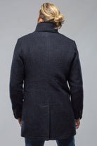 Vancouver Knit Coat In Navy - AXEL'S