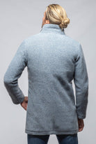 Weyburn Knit Coat In Light Blue - AXEL'S