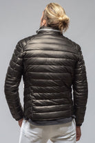 Heinz Bauer F1 Racer Down Jacket In Black | Mens - Outerwear - Leather