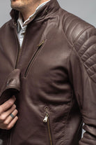 Interlagos Moto Jacket In Chocolate Brown - AXEL'S