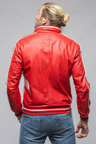 LS Race Jacket In Red - AXEL'S