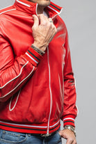 LS Race Jacket In Red - AXEL'S
