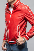 LS Race Jacket In Red - AXEL'S