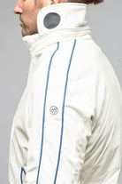 LS Race Jacket In White - AXEL'S