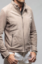 San Remo Race Jacket In Grey Sand - AXEL'S