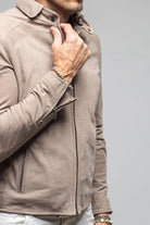 San Remo Race Jacket In Grey Sand - AXEL'S
