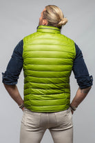 Saxan Leather Vest In Green - AXEL'S