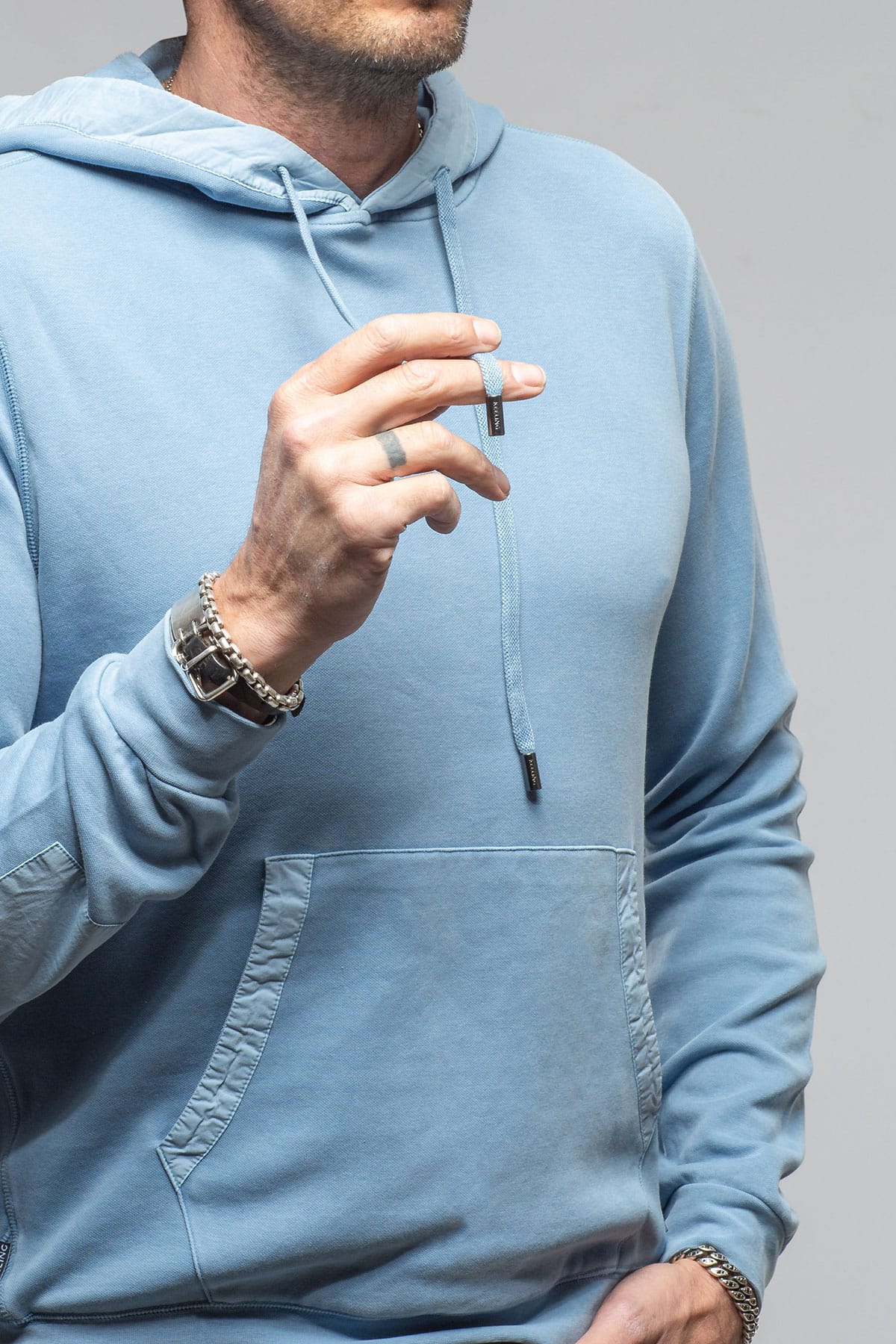 Luba Hoodie In Ashley Blue - AXEL'S