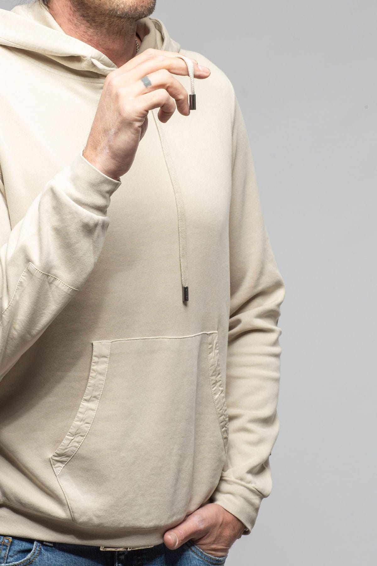 Keeling Luba Hoodie In Khaki Mens - Outerwear - Cloth