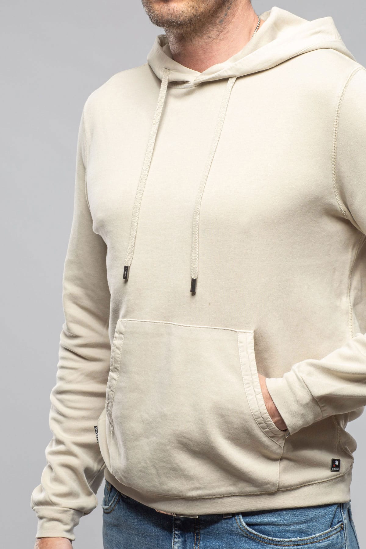 Keeling Luba Hoodie In Khaki Mens - Outerwear - Cloth