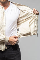 Nauru Cargo Jacket In Khaki - AXEL'S