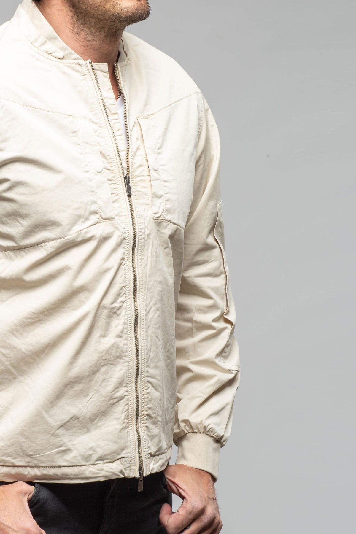 Keeling Nauru Cargo Jacket In Khaki Mens - Outerwear - Lightweight