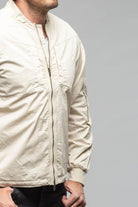 Nauru Cargo Jacket In Khaki - AXEL'S