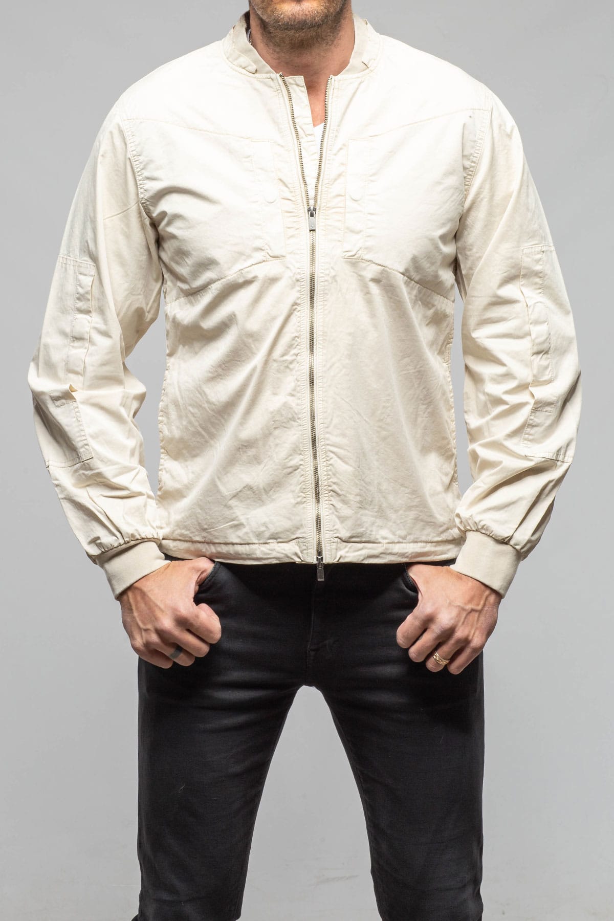 Keeling Nauru Cargo Jacket In Khaki Mens - Outerwear - Lightweight