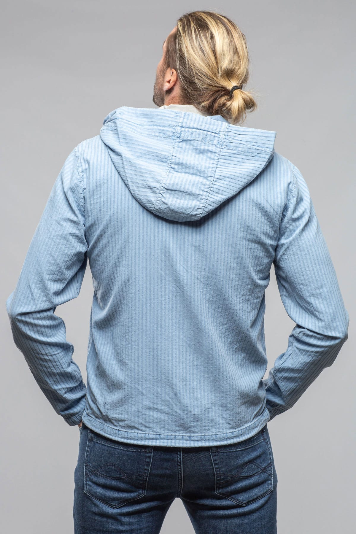 Keeling Pitcairn Light Jacket In Ashley Blue Mens - Outerwear - Cloth