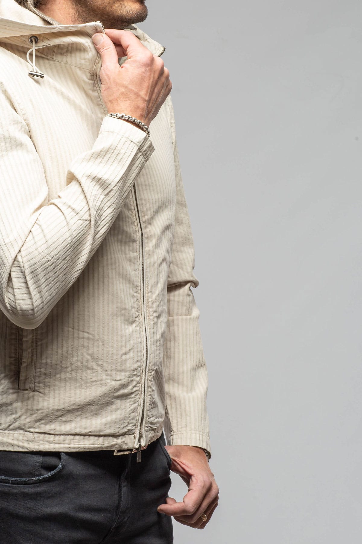 Keeling Pitcairn Light Jacket In Khaki Mens - Outerwear - Lightweight