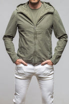 Pitcairn Light Jacket In Olive - AXEL'S