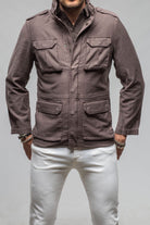 Savu Linen Jacket In Black Bean - AXEL'S